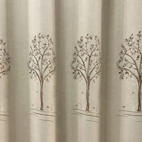 Factory Supply Branch Pattern Polyester 80% Blackout Jacquard Curtain Fabric - Image 5