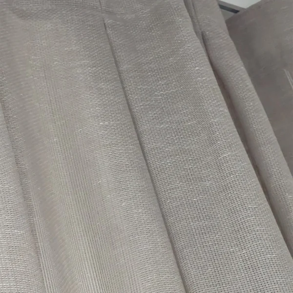 Luxury Home Linen Texture Tulle Curtains Light-Transmitting Window Valances for Bedroom