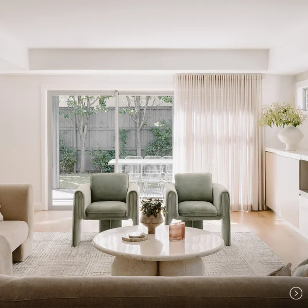 Home Linen Texture Tulle Curtains Polyester and Linen Blended Fabrics for Valances - Image 3