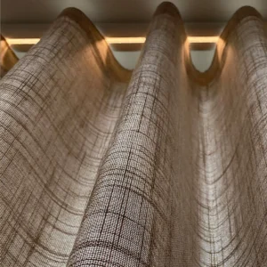 Natural Linen Tulle Curtains Eco-Friendly Valances for Home Decor