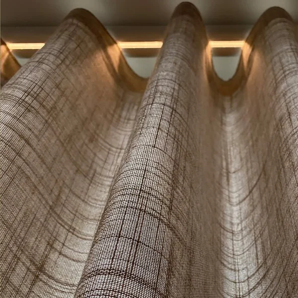 Natural Linen Tulle Curtains Eco-Friendly Valances for Home Decor
