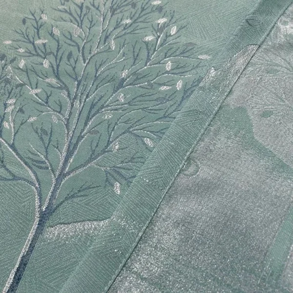 Factory Supply Landscape StyleJacquard Curtain Fabric With 80% Blackout 2.8M/3.2M Width - Image 3