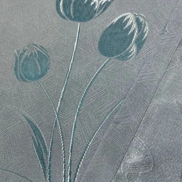 Factory Supply Triple Weaving Artwork Polyester Flowers Pattern Jacquard Curtain Fabric With 80% Blackout 2.8M/3.2M Width - Image 4