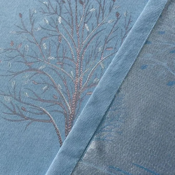 Factory Supply  Brach  Pattern  80% High Grade Blackout Jacquard Polyester Curtain Fabric - Image 4