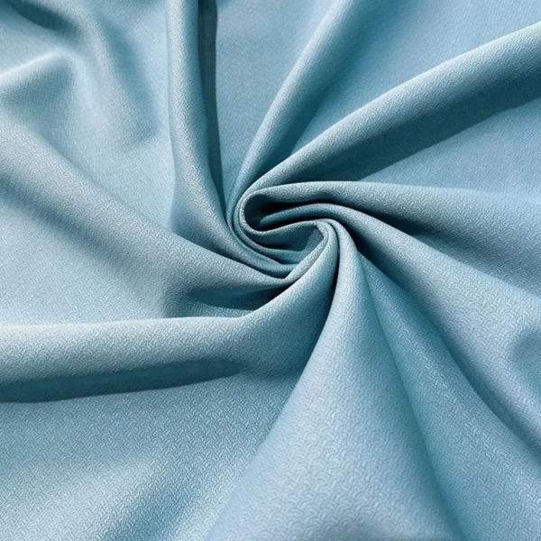 Factory Supply Cheap Two Side Same Solid Color With Light Pattern Polyester 90% Blackout Curtain Fabric With 2.8M Width - Image 3