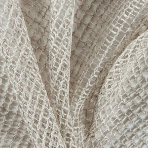Designer Grid Woven Texture Light-Transmitting Curtains & Valances