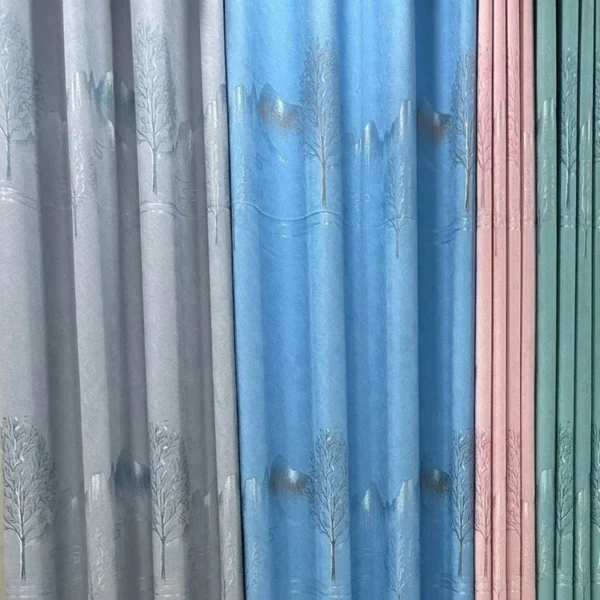 Factory Supply Landscape Style Sound Insulation Polyester Jacquard Curtain Fabric With 80% Blackout 2.8M/3.2M Width - Image 6