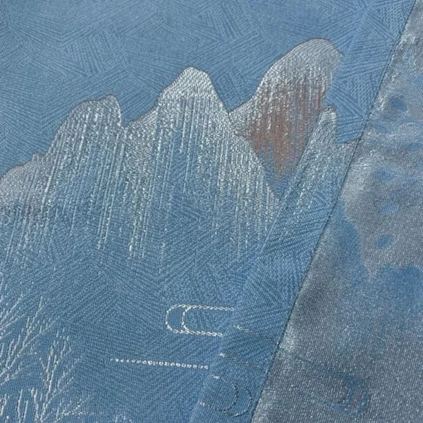 Factory Supply Landscape Style Sound Insulation Polyester Jacquard Curtain Fabric With 80% Blackout 2.8M/3.2M Width - Image 3