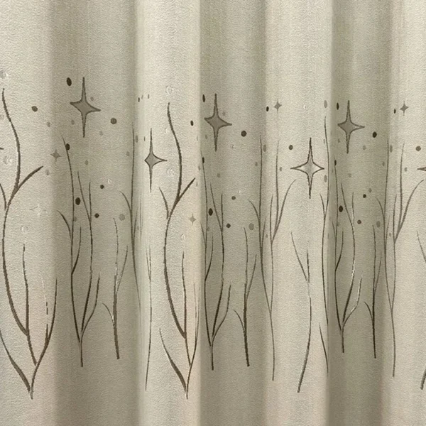 Factory Supply Star Pattern Design High Grade 80% Blackout Curtain Fabric With Sound Insulation 2.8M Width - Image 5