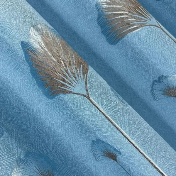 Factory Supply Triple Weaving Artwork Polyester Jacquard Blackout Curtain Fabric - Image 5