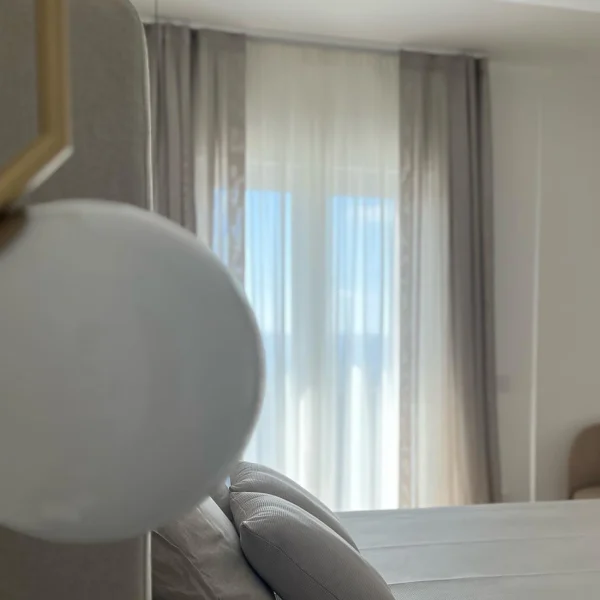 Luxury Home Linen Texture Tulle Curtains Light-Transmitting Window Valances for Bedroom - Image 5