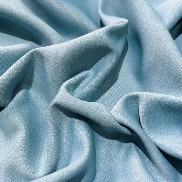 Factory Supply Cheap Two Side Same Solid Color With Light Pattern Polyester 90% Blackout Curtain Fabric With 2.8M Width - Image 4