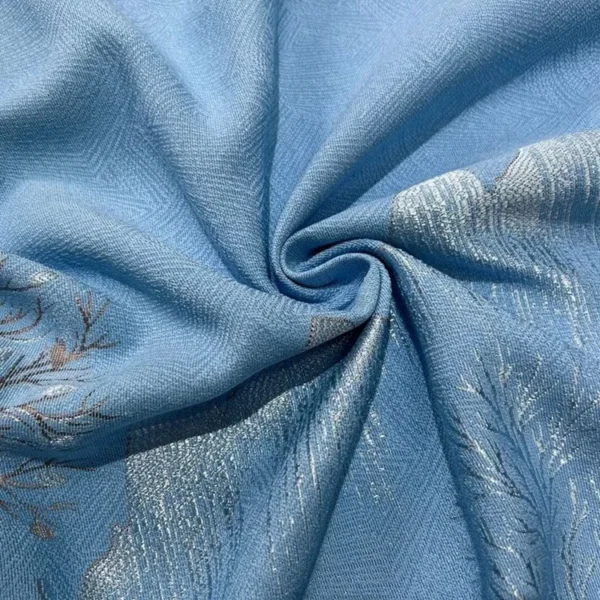 Factory Supply Landscape Style Sound Insulation Polyester Jacquard Curtain Fabric With 80% Blackout 2.8M/3.2M Width - Image 2