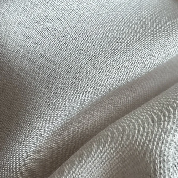 Custom Sizes Woven Textured Linen Tulle Curtains Soft Valances in Variety Sizes - Image 2
